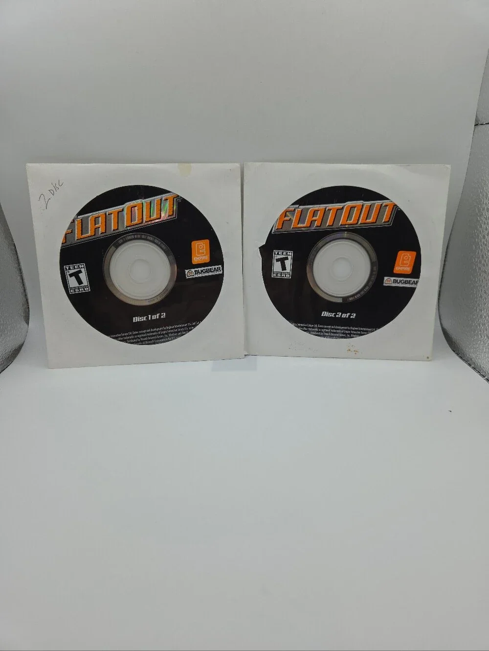 FlatOut (PC, 2005, Windows XP, Windows 98, Windows 2000) - 2 Disc Only